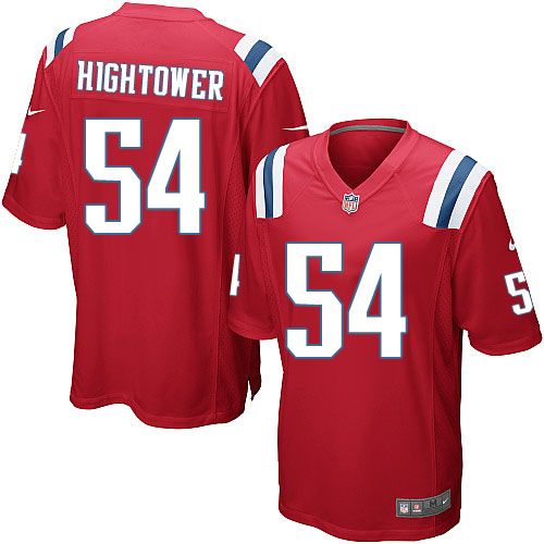 Nike Patriots #54 Dont'a Hightower Red Alternate Youth Stitched NFL Elite Jersey - Click Image to Close